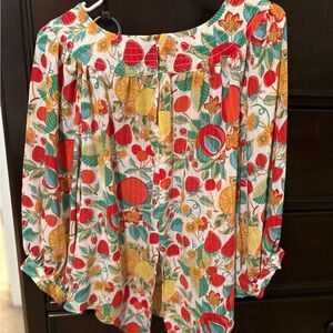 Rose & Olive Vibrant Multicolor Blouse
